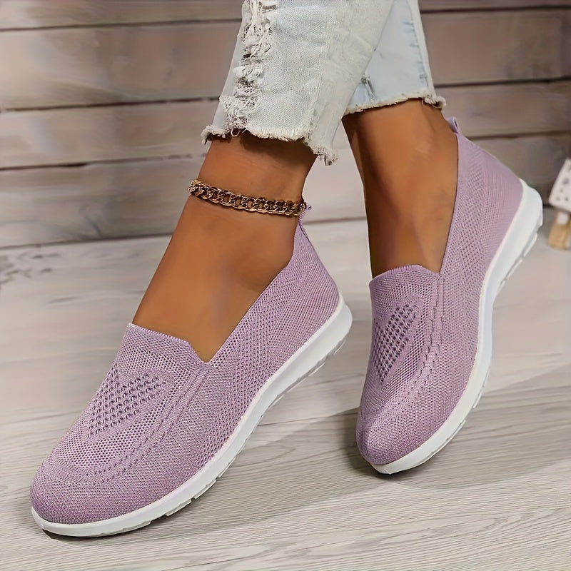 Women's Slip-On Sneakers Orthopedic Knitted Mesh and Cushion Sole