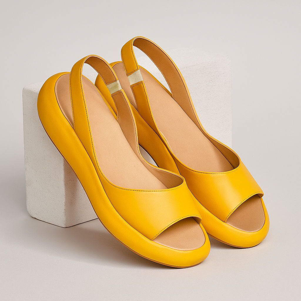Women's Orthopedic Platform Sandals Slingback Open Toe