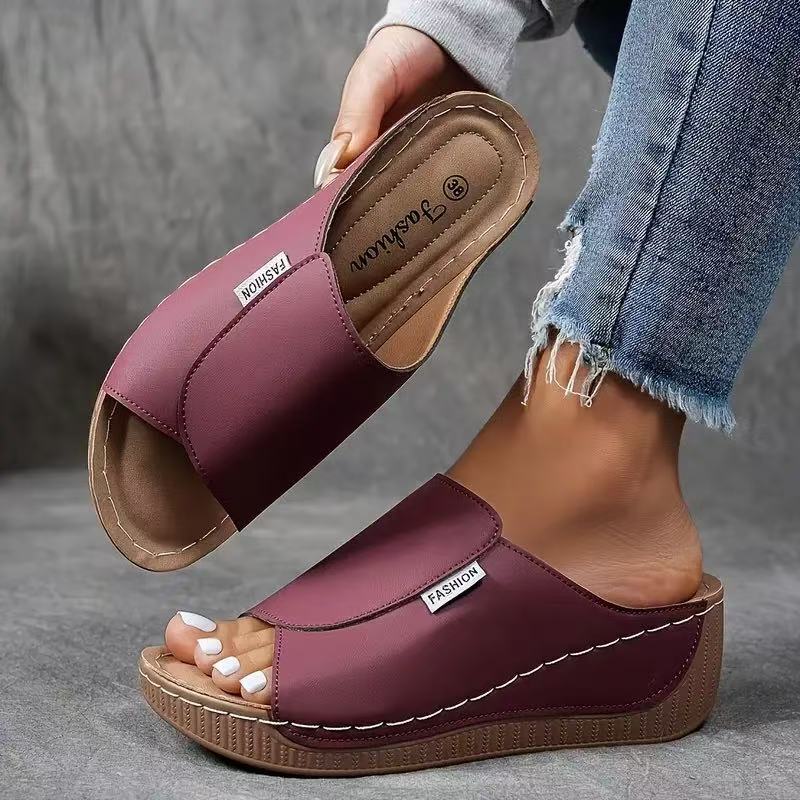 Women's Orthopedic Sandals Cushioned Open Toe Wedge