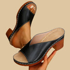 Women's Orthopedic Sandals Block Heel Strappy Chunky Summer Shoes