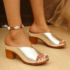 Women's Orthopedic Sandals Block Heel Strappy Chunky Summer Shoes