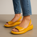 Women's Orthopedic Platform Sandals Slingback Open Toe