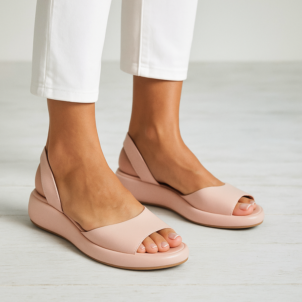 Women's Orthopedic Platform Sandals Slingback Open Toe