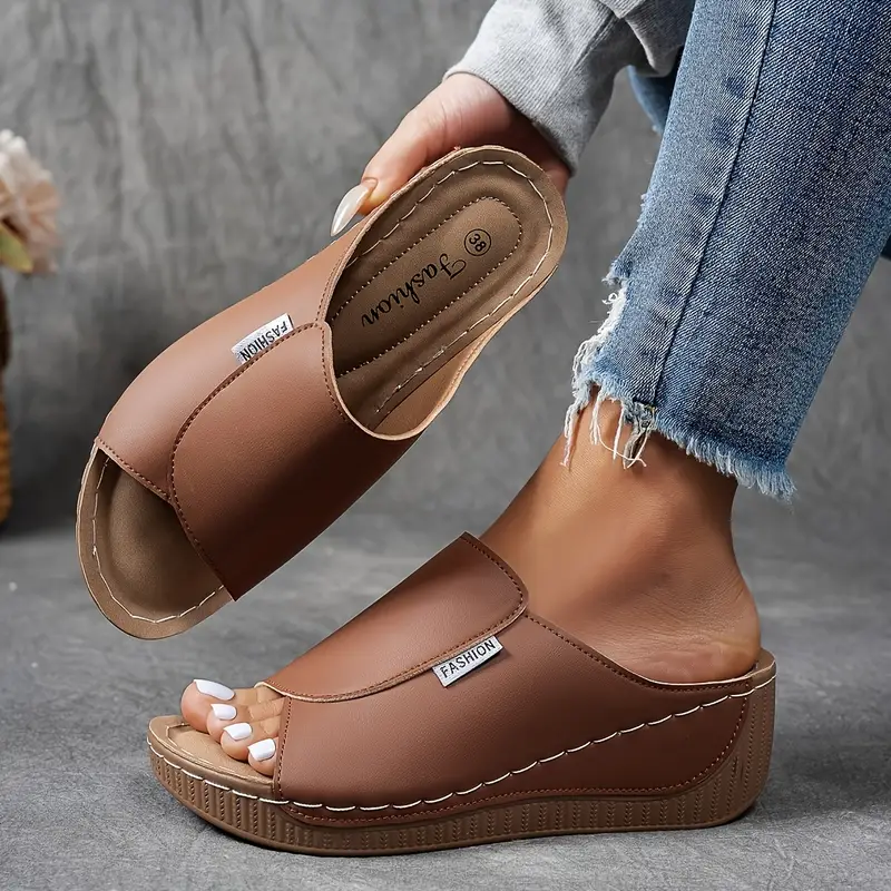 Women's Orthopedic Sandals Cushioned Open Toe Wedge