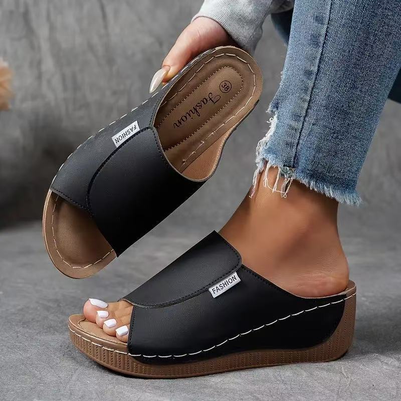 Women's Orthopedic Sandals Cushioned Open Toe Wedge
