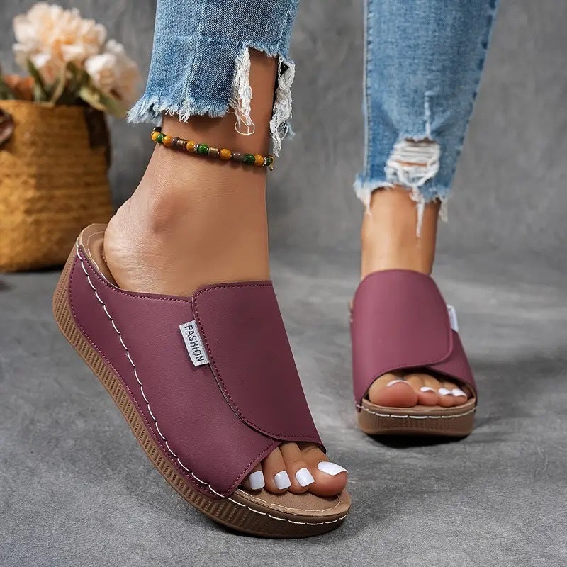 Women's Orthopedic Sandals Cushioned Open Toe Wedge