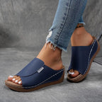 Women's Orthopedic Sandals Cushioned Open Toe Wedge