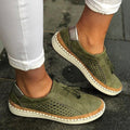 Women's Orthopedic Slip-On Sneakers Laser-Cut Tassel