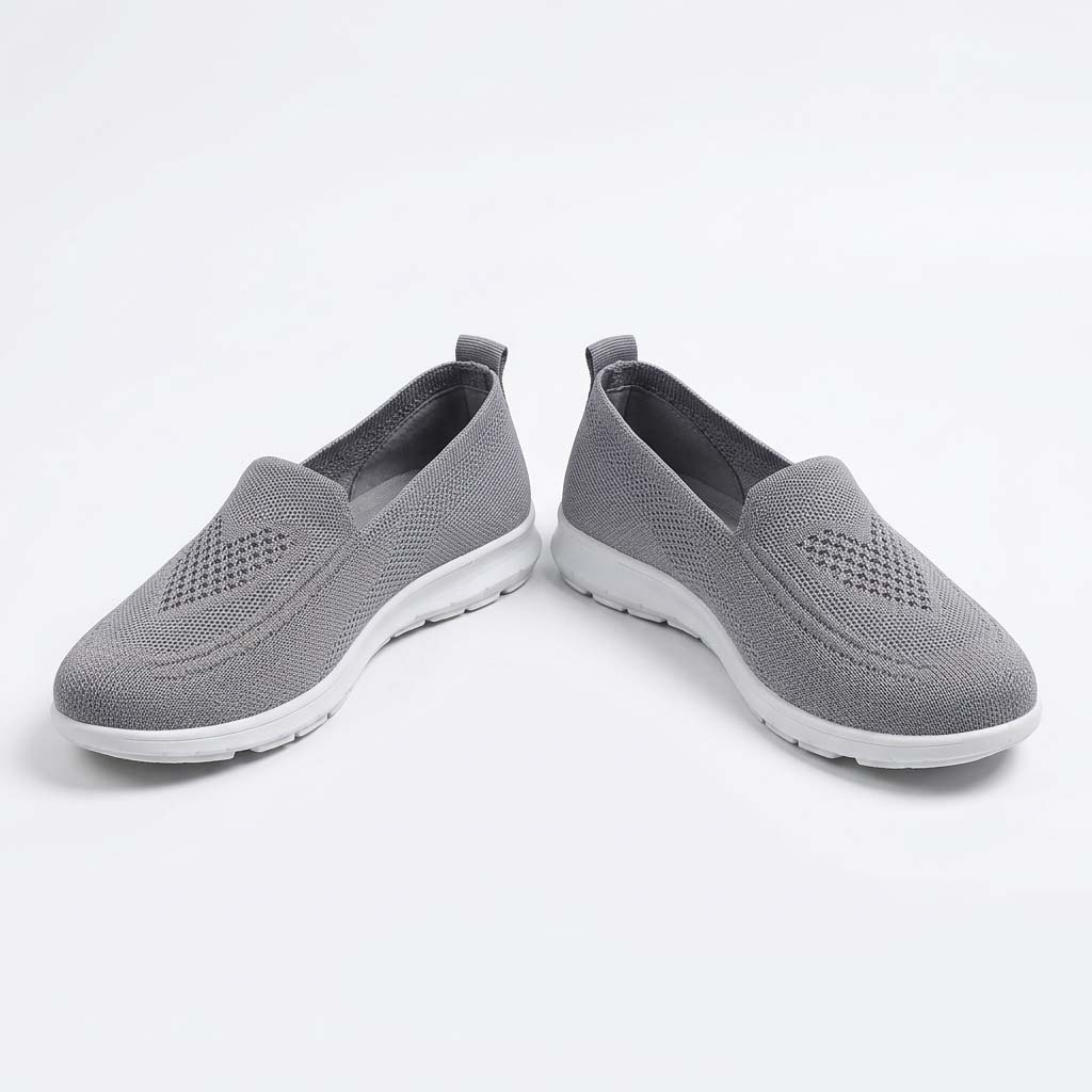 Women's Slip-On Sneakers Orthopedic Knitted Mesh and Cushion Sole