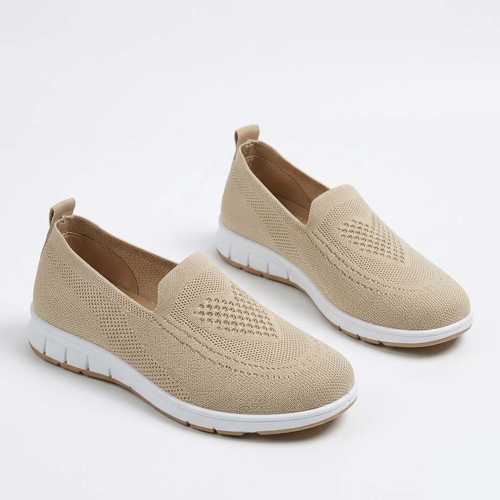 Women's Slip-On Sneakers Orthopedic Knitted Mesh and Cushion Sole